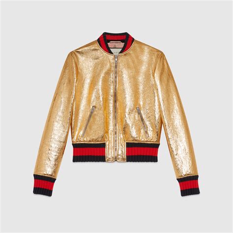 Gucci leather jacket for women